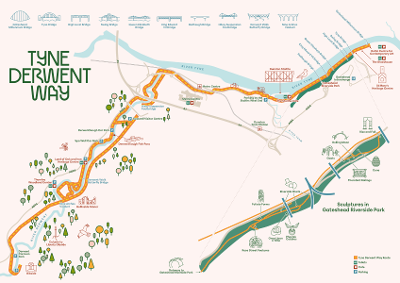 Explore the Tyne Derwent Way map - Tyne Derwent Way