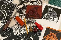 Linoprint Workshop with Alison Diamond