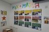 Wall display showing options for mix and match